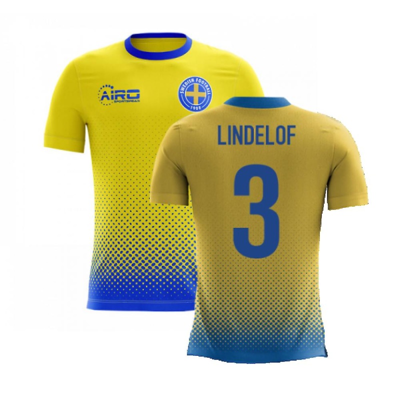 2025-2026 Sweden Airo Concept Home Shirt (Lindelof 3) – Kids