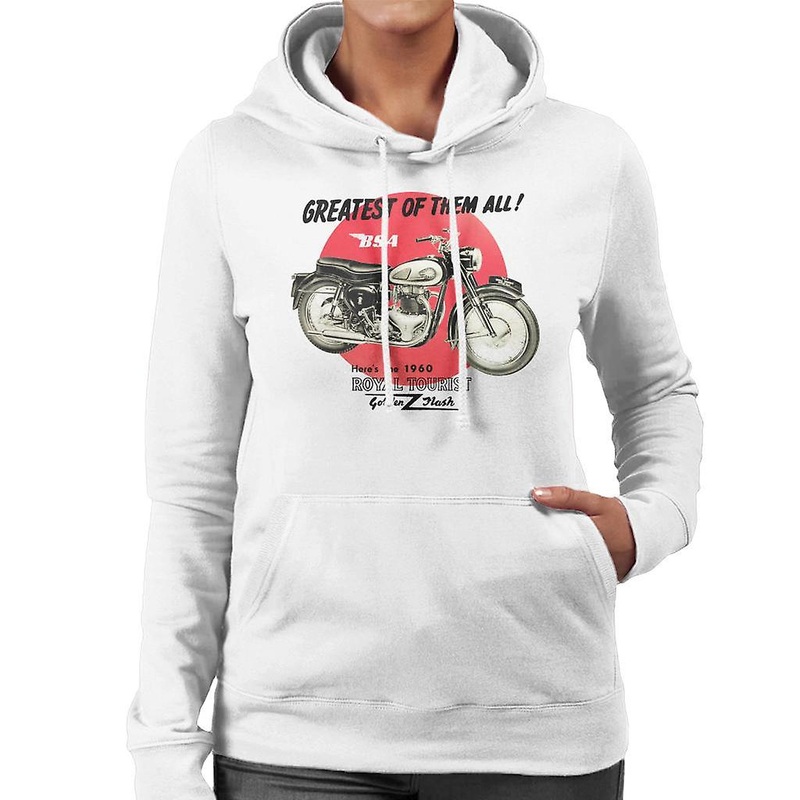 BSA 1960 Royal Tourist Golden Flash Women’s Hooded Sweatshirt