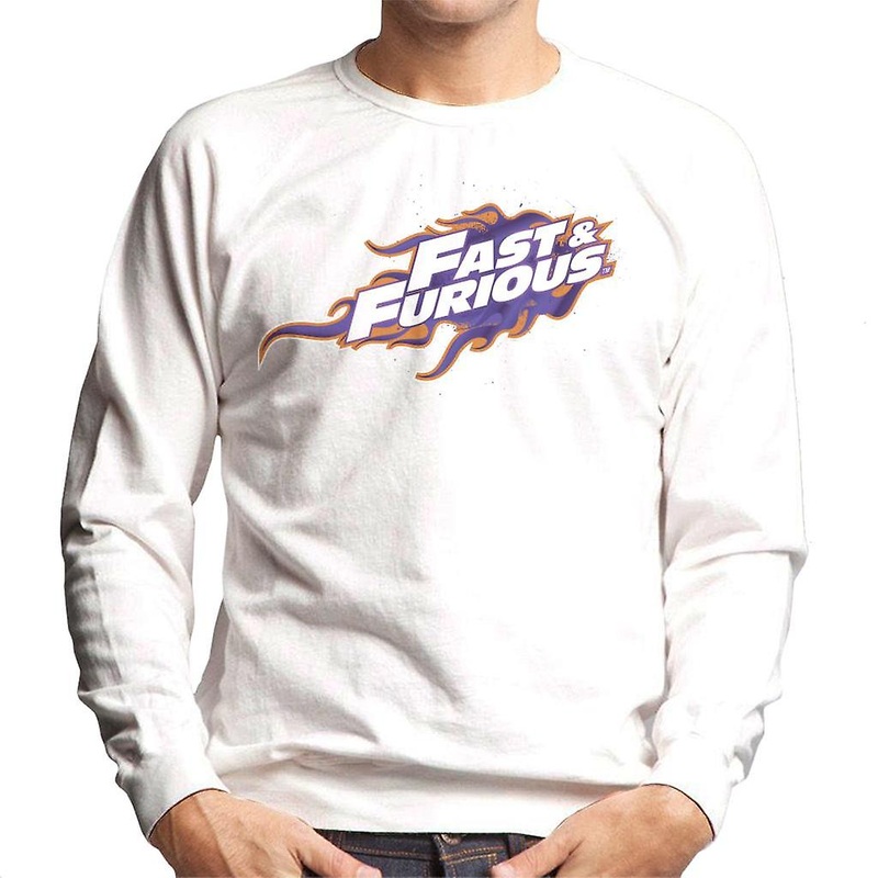 Fast and Furious Orange Purple Logo Men’s Sweatshirt