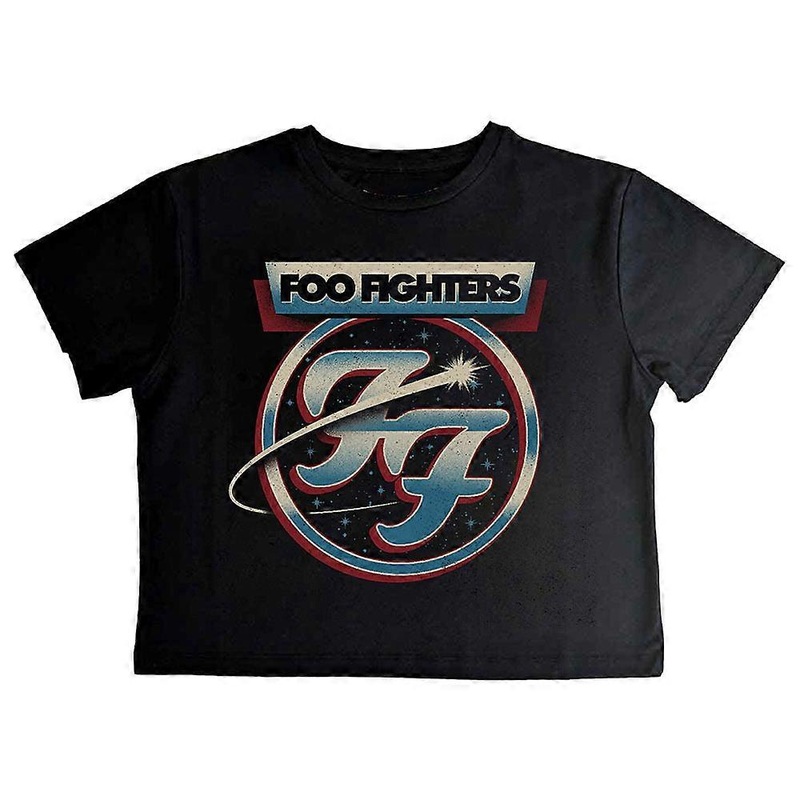 Foo Fighters Comet Band Logo Crop Top