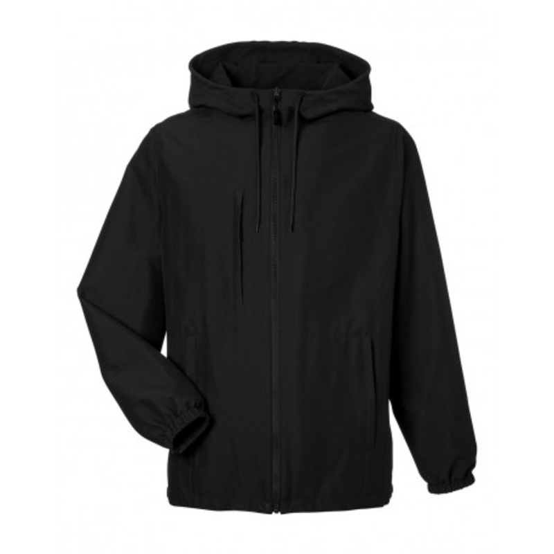 Harriton M73 Flex Twill Hooded Jacket | Harriton M73