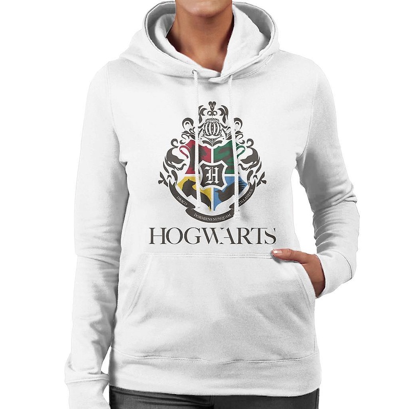 Harry Potter Hogwarts All Houses Crest Women’s Hooded Sweatshirt