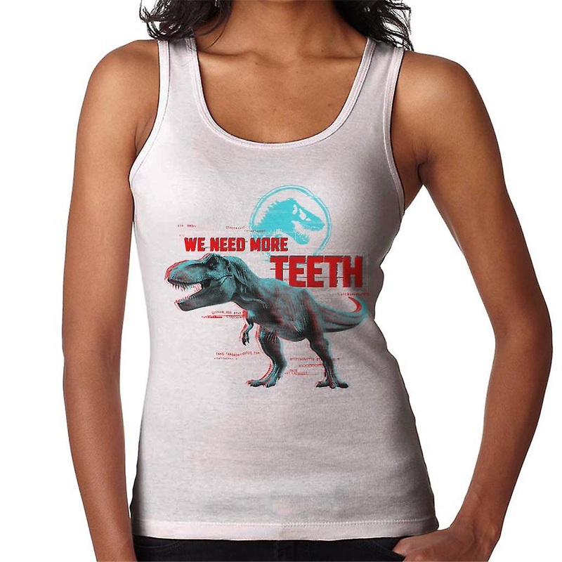 Jurassic Park T Rex We Need More Teeth Women’s Vest