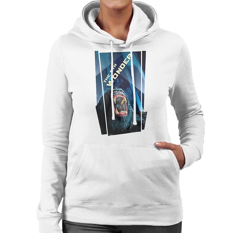 King Kong The 8th Wonder Roaring Rage In The City Women’s Hooded Sweatshirt