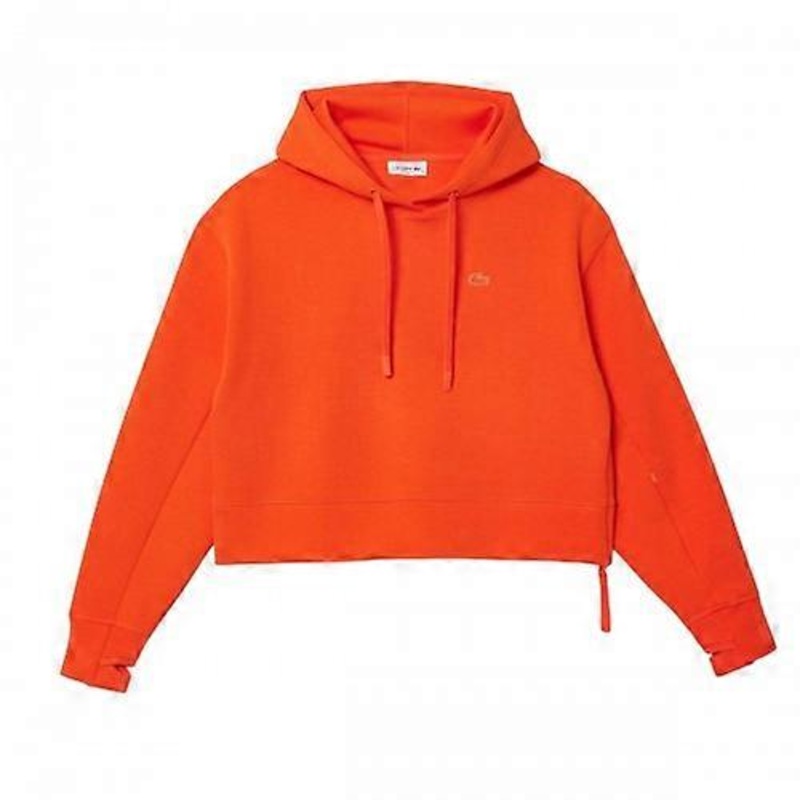 Lacoste Womens/Ladies Short Cut Cotton Hoodie