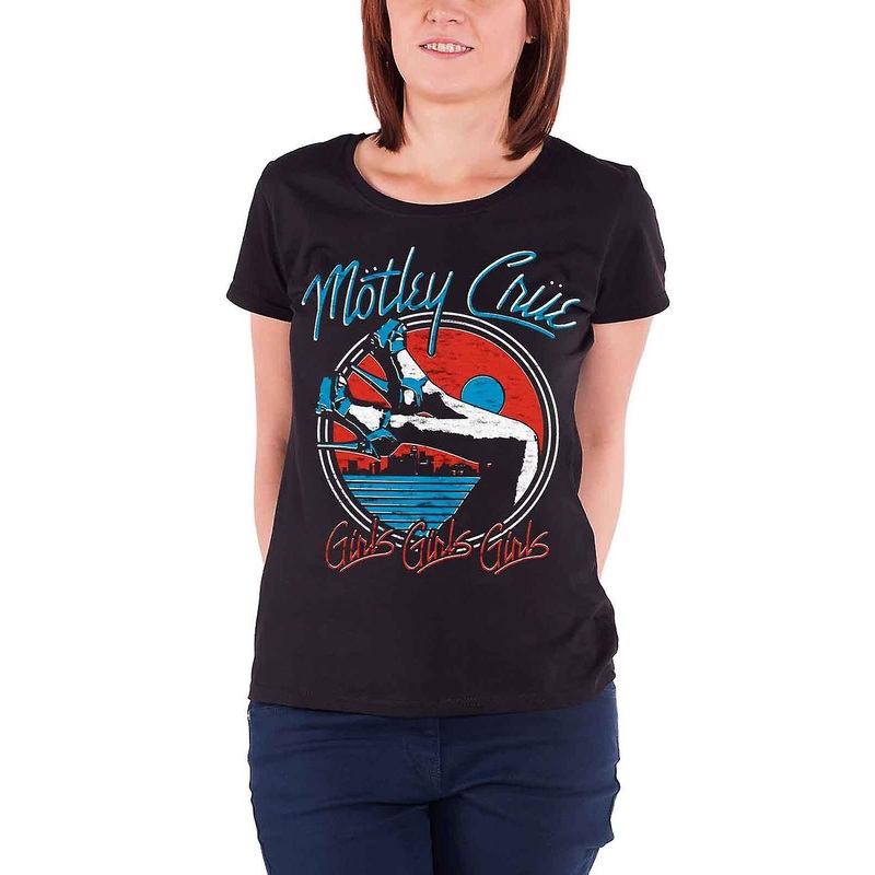 Motley Crue Heels Skinny Tee