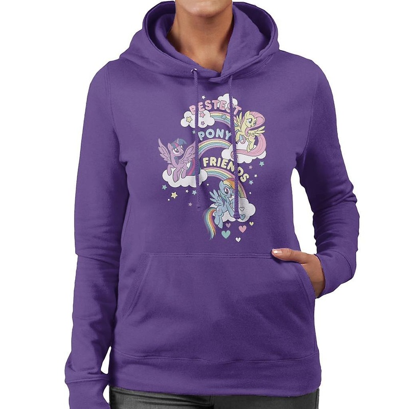 My Little Pony Bestest Pony Friends Women’s Hooded Sweatshirt
