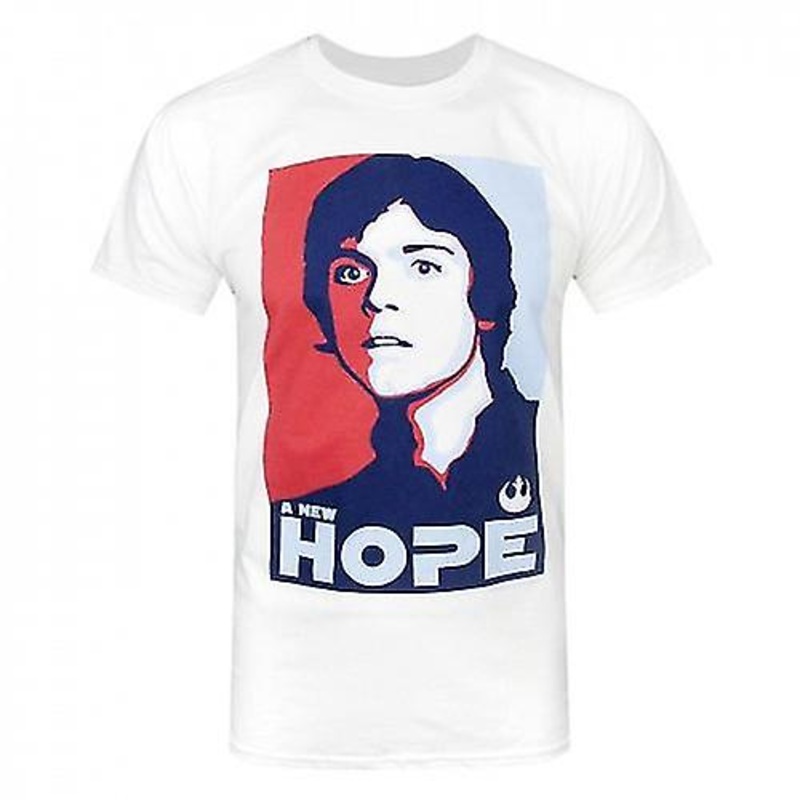 Star Wars Official Mens Luke Skywalker A New Hope T-Shirt