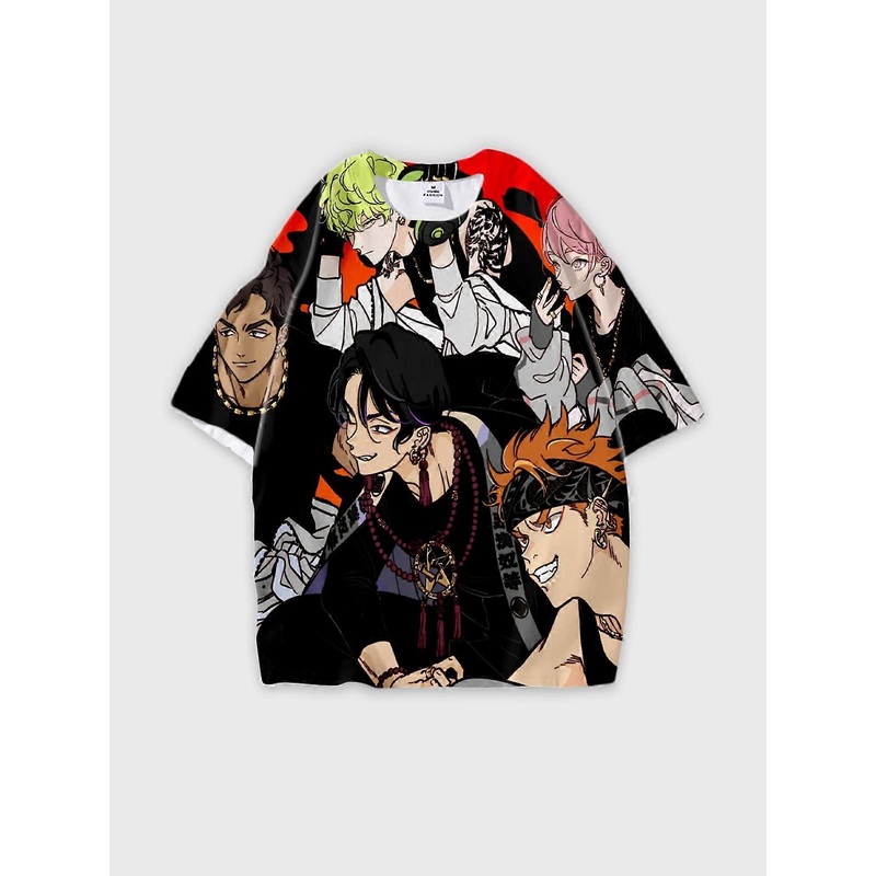 T-Shirt Round Neck, Loose Short Sleeve Paradox Live THE ANIMATION Graphic Tee, Unisex Summer Casual Top V2842