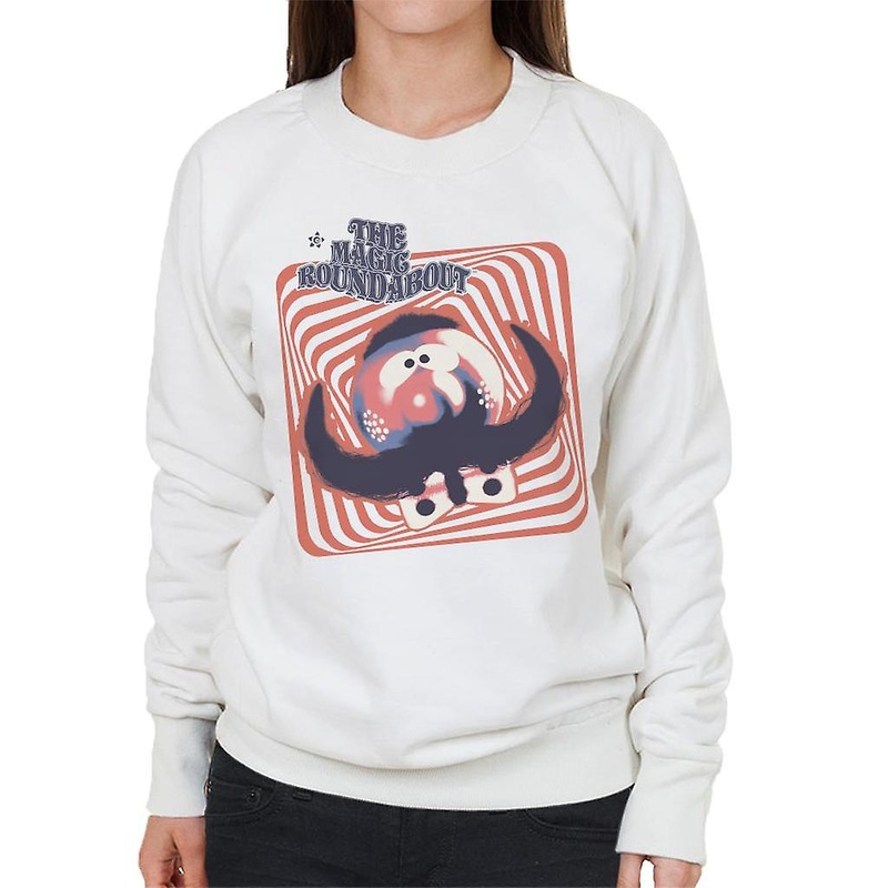 The Magic Roundabout Zebedee Psychedelic Lines Women’s Sweatshirt