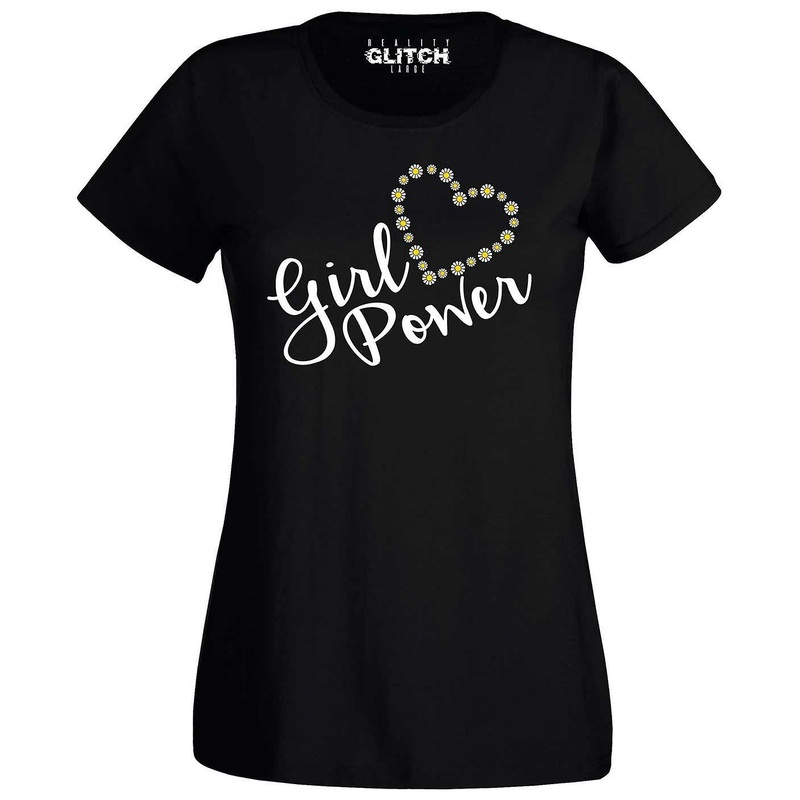 Women’s Daisy Heart Girl Power T-shirt