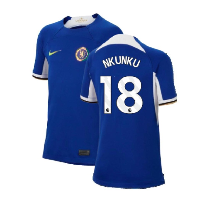 2023-2024 Chelsea Home Shirt (Kids) (Nkunku 18)