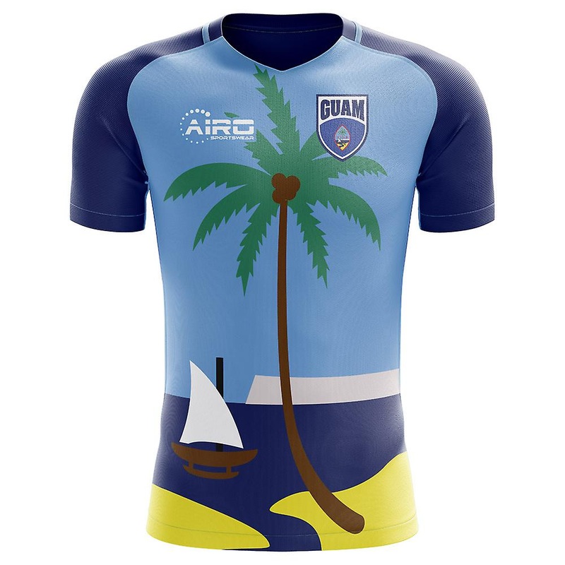 2025-2026 Guam Home Concept Football Shirt – Adult Long Sleeve
