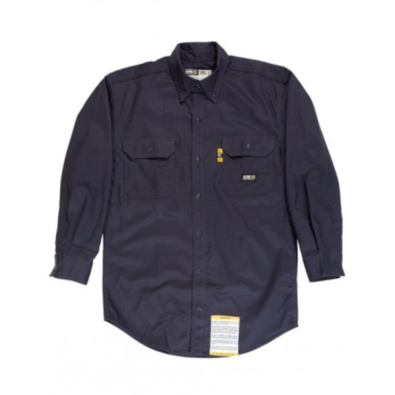 Berne FRSH10 Men’s Flame-Resistant Button-Down Work Shirt | Berne Apparel FRSH10