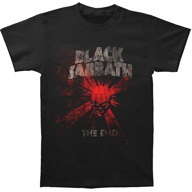 Black Sabbath Unisex Adult The End Skull Shine T-Shirt