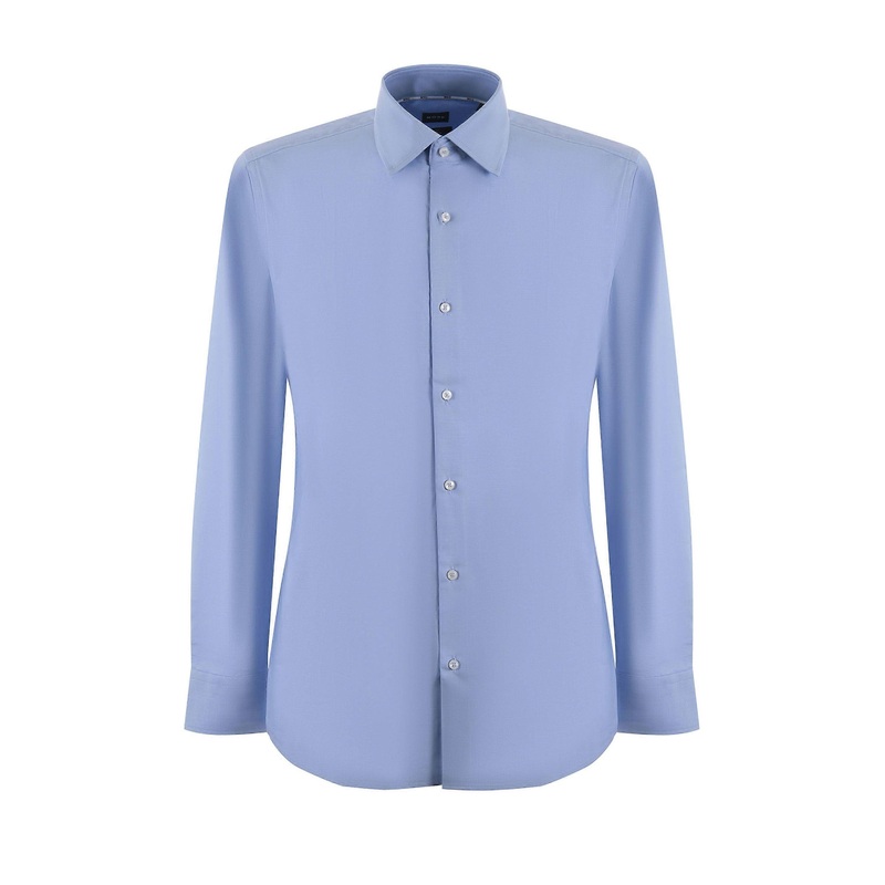 Boss H-hank-kent-c6-242 Long Sleeved Shirt Light Pastel Blue