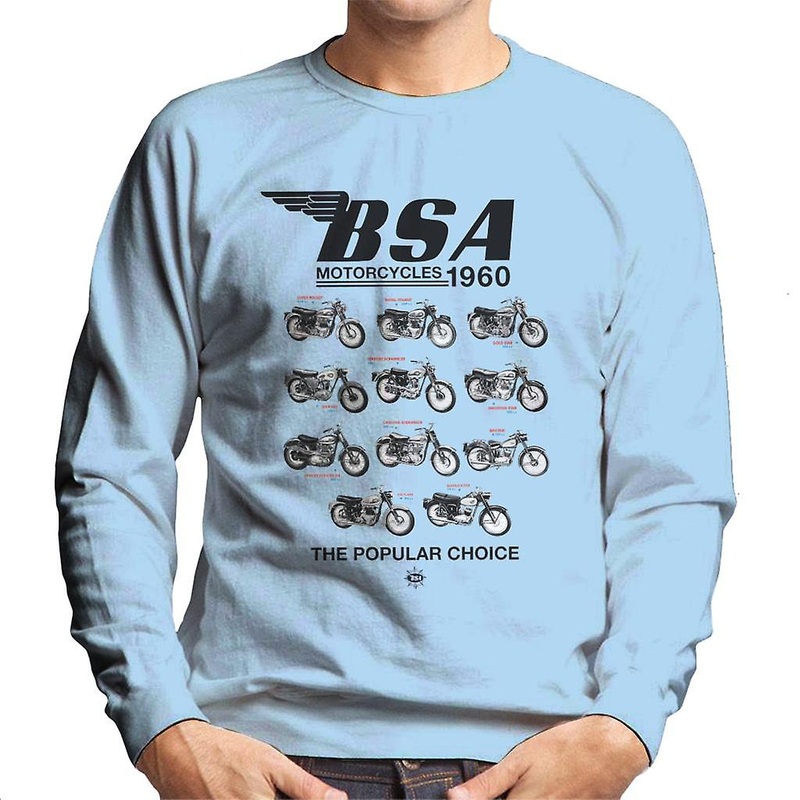 BSA Motorcycles 1960 The Popular Choice Men’s Sweatshirt