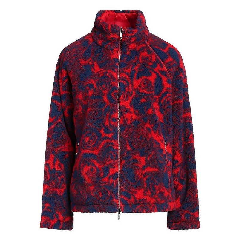 Burberry Reversible Rose Red Fleece Jacket