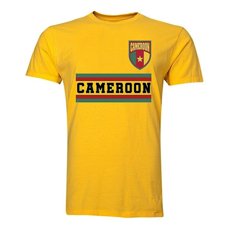 Cameroon Core Football Country T-Shirt (Yellow)