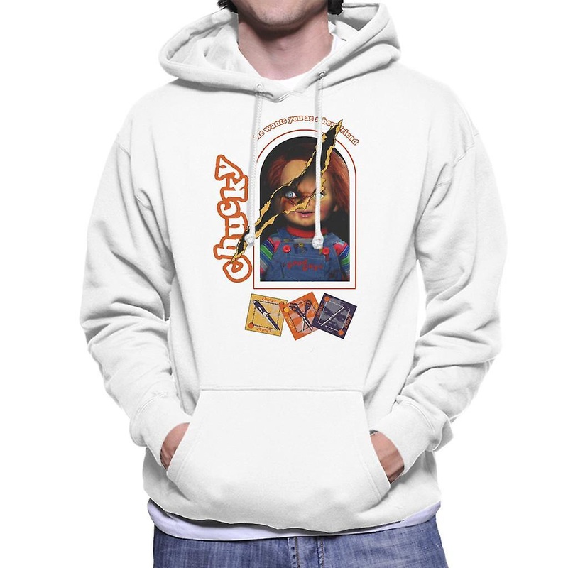 Chucky He Wants You As A Best Friend Men’s Hooded Sweatshirt