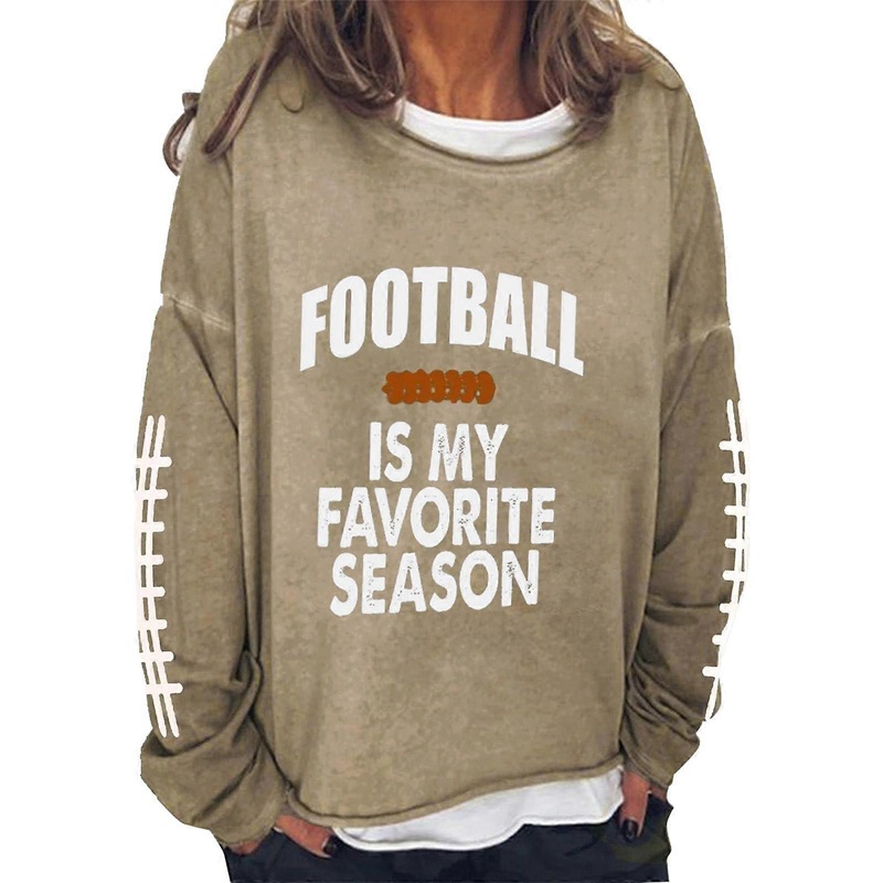 Fashionable sweatshirt  for women and girls , sweatshirt, , yoga pants, khaki, XL