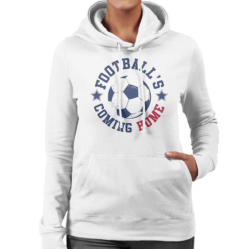 Football’s Coming Home Football Badge Women’s Hooded Sweatshirt