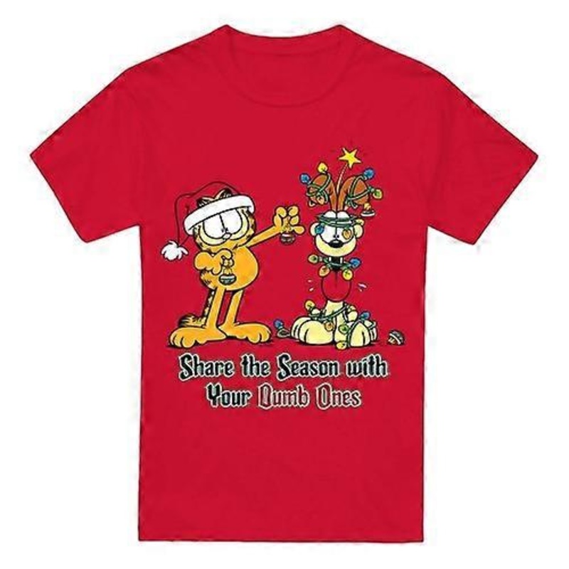 Garfield Mens Share The Season T-Shirt
