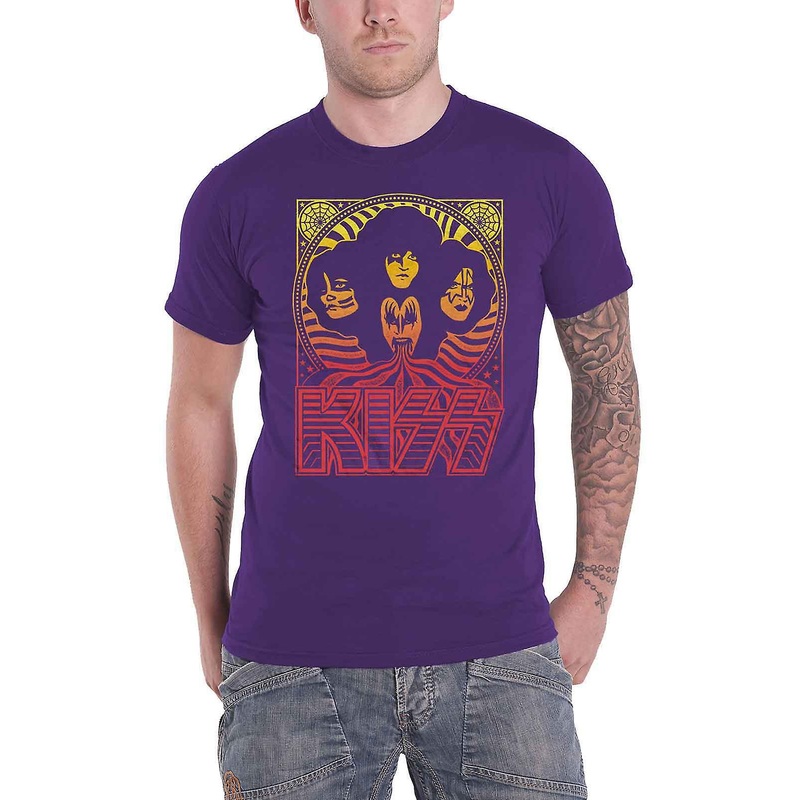 Kiss Gradient Group Shot T Shirt