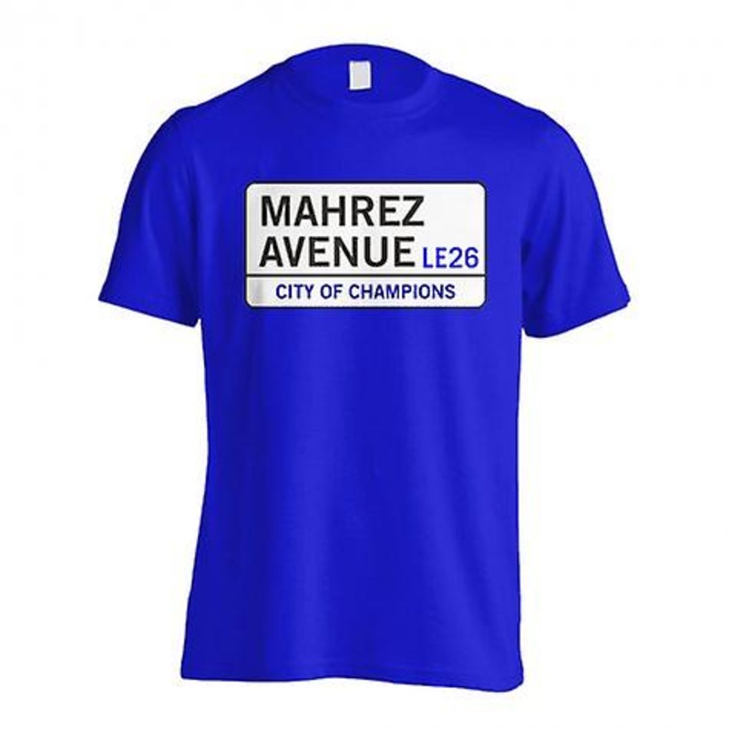 Mahrez Avenue – Leicester Street T-Shirt (Blue)