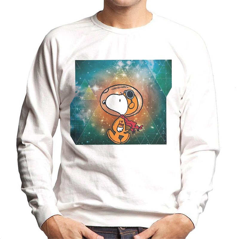 Peanuts Snoopy Floating Through The Cosmos Men’s Sweatshirt