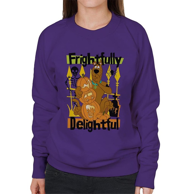 Scooby Doo Halloween Frightfully Delightful Women’s Sweatshirt