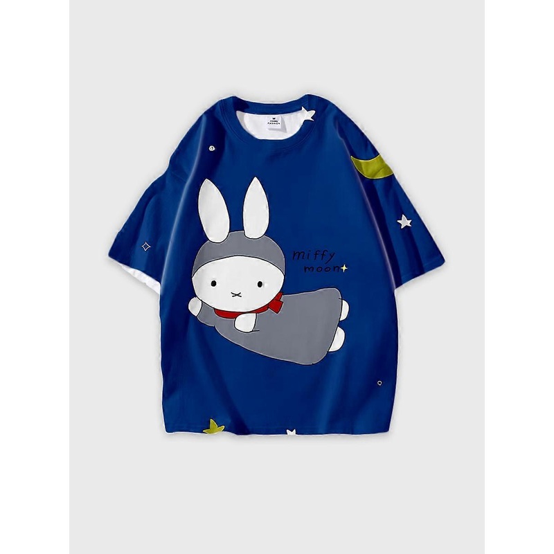 T-shirt round neck Cartoon Pattern loose short sleeve JW3430