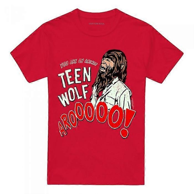 Teen Wolf Unisex Adult Animal T-Shirt