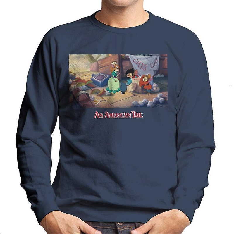 An American Tail Bridget Gives Fievel A Home Men’s Sweatshirt
