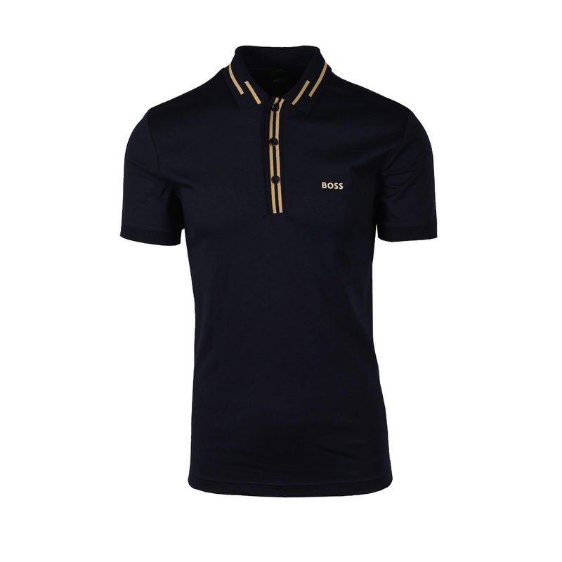 Boss Paule 1 Polo Shirt Dark Blue