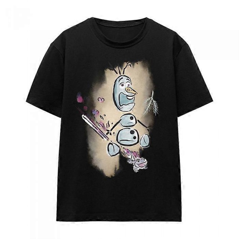 Frozen Unisex Adult Fire It Up Olaf Brunei The Fire Spirit T-Shirt