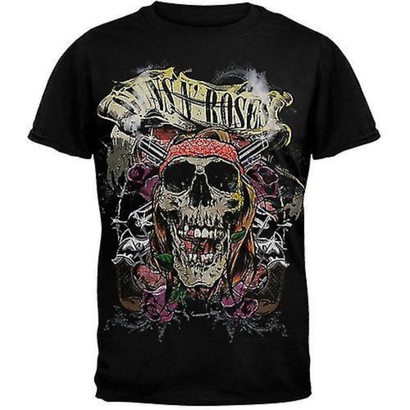 Guns N Roses Unisex Adult Trashy Skull T-Shirt