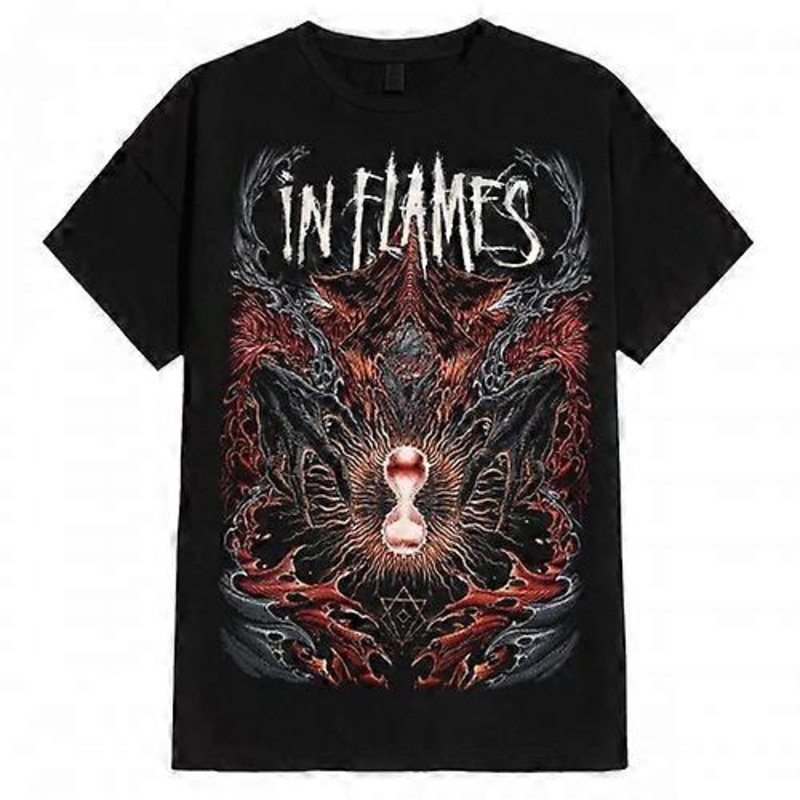 In Flames Unisex Adult Ghost In My Head T-Shirt