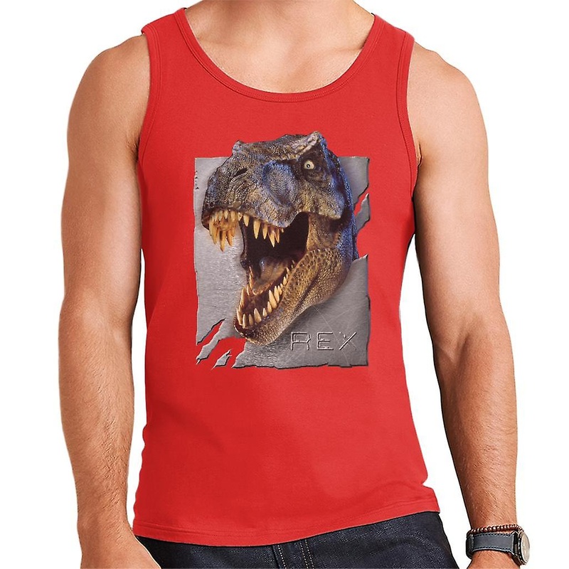 Jurassic Park Rex Character Head Men’s Vest