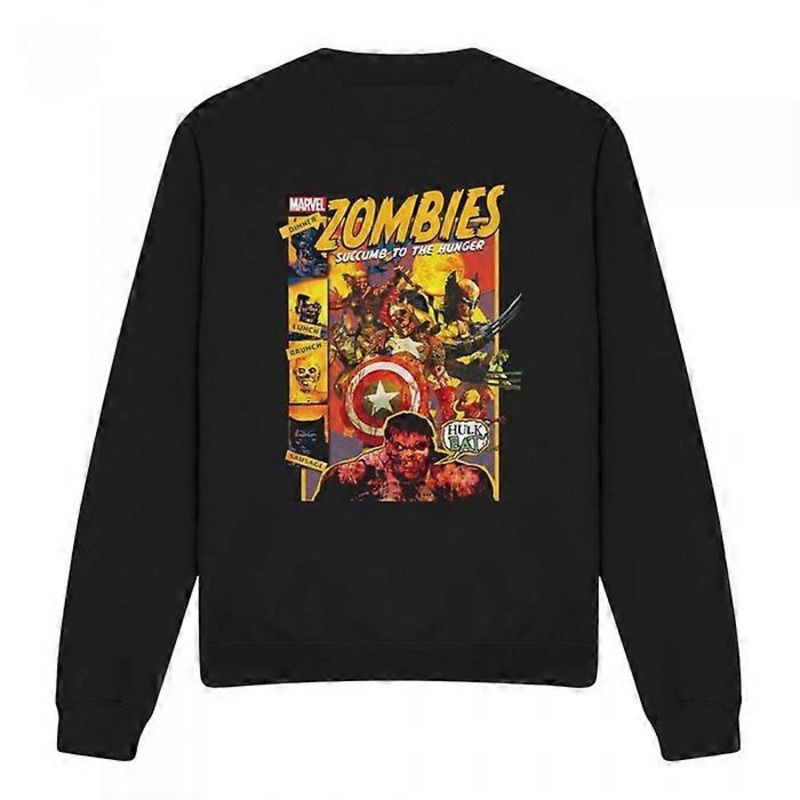 Marvel Zombies Unisex Adult The Hunger Comic Cover Sweatshirt