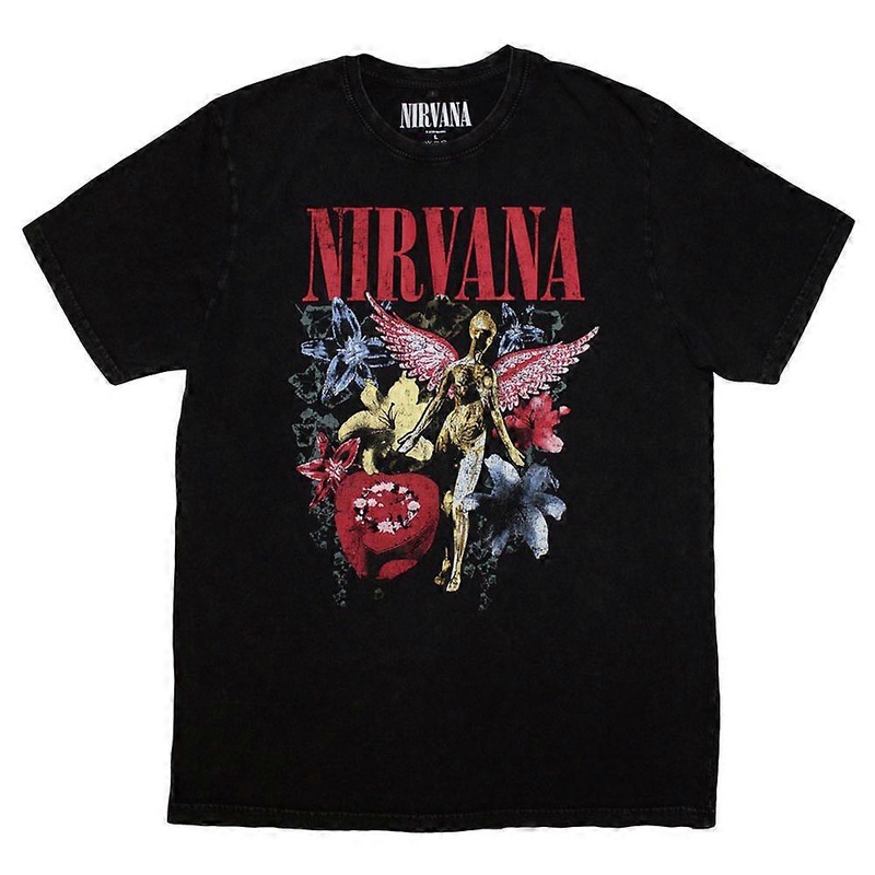 Nirvana In Utero Vintage Collage Limited Edition 999 Only Premium Wash T Shirt