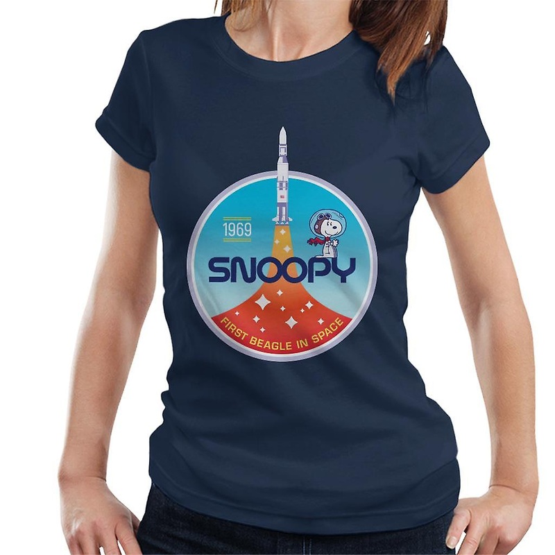 Peanuts Snoopy Rocket Take Off Women’s T-Shirt