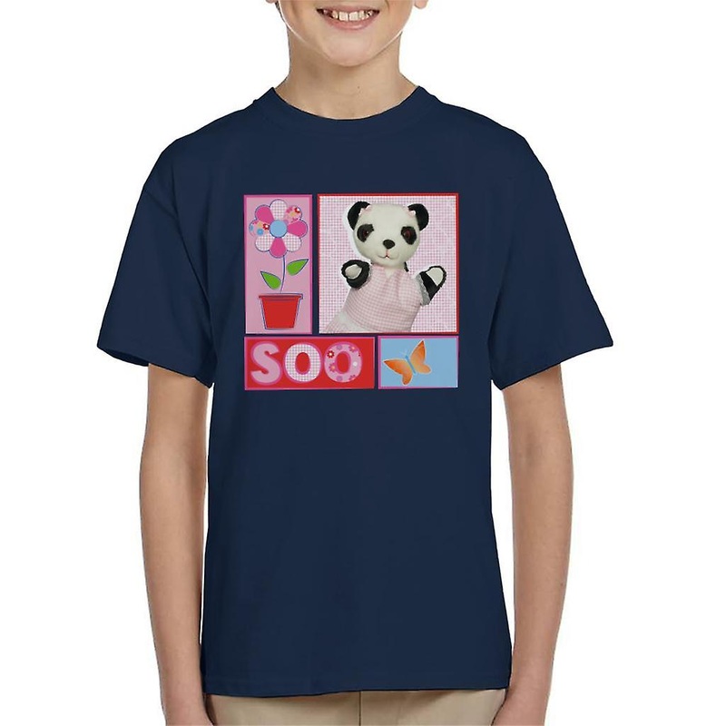 Sooty Soo Retro Floral Kid’s T-Shirt