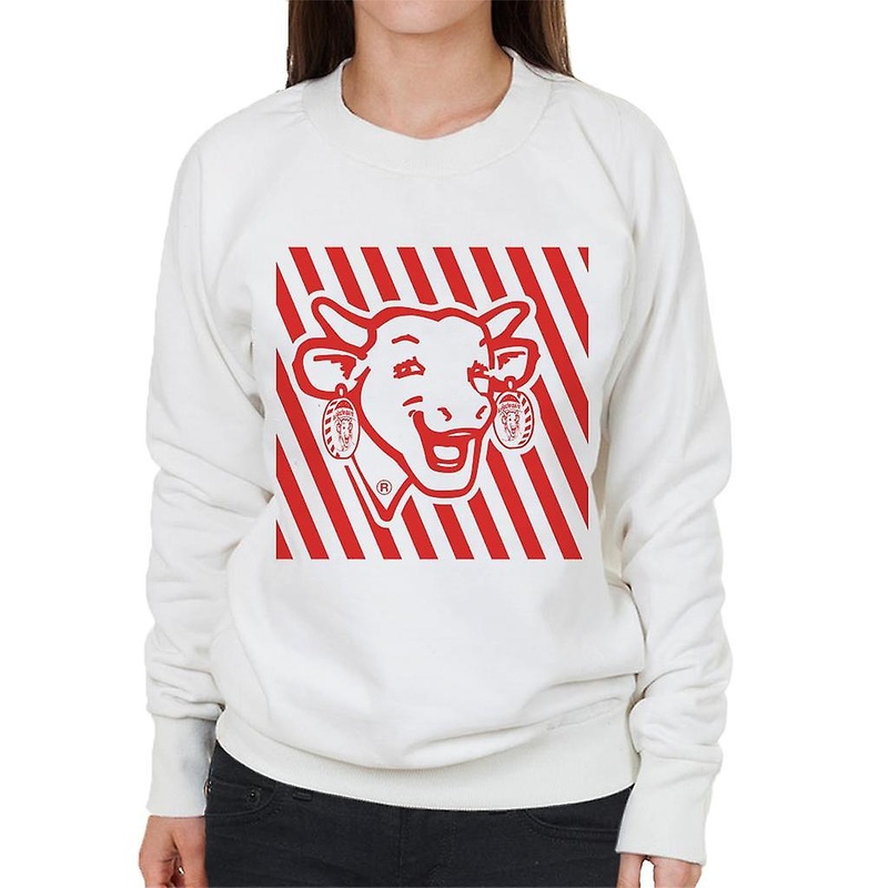 The Laughing Cow Red Stripes Women’s Sweatshirt