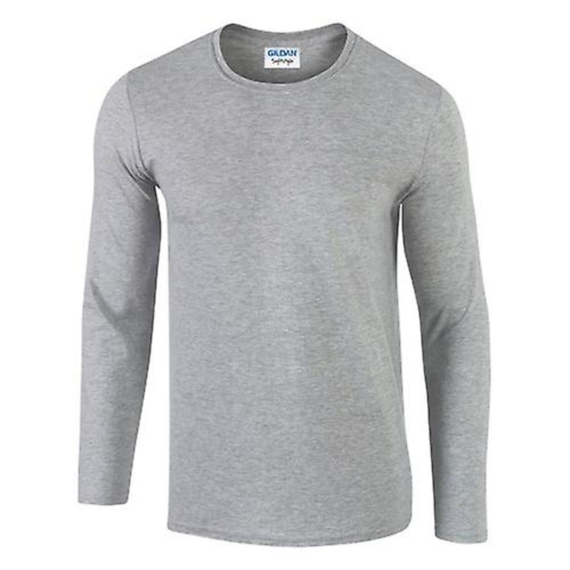 Gildan Mens Soft Style Long Sleeve T-Shirt