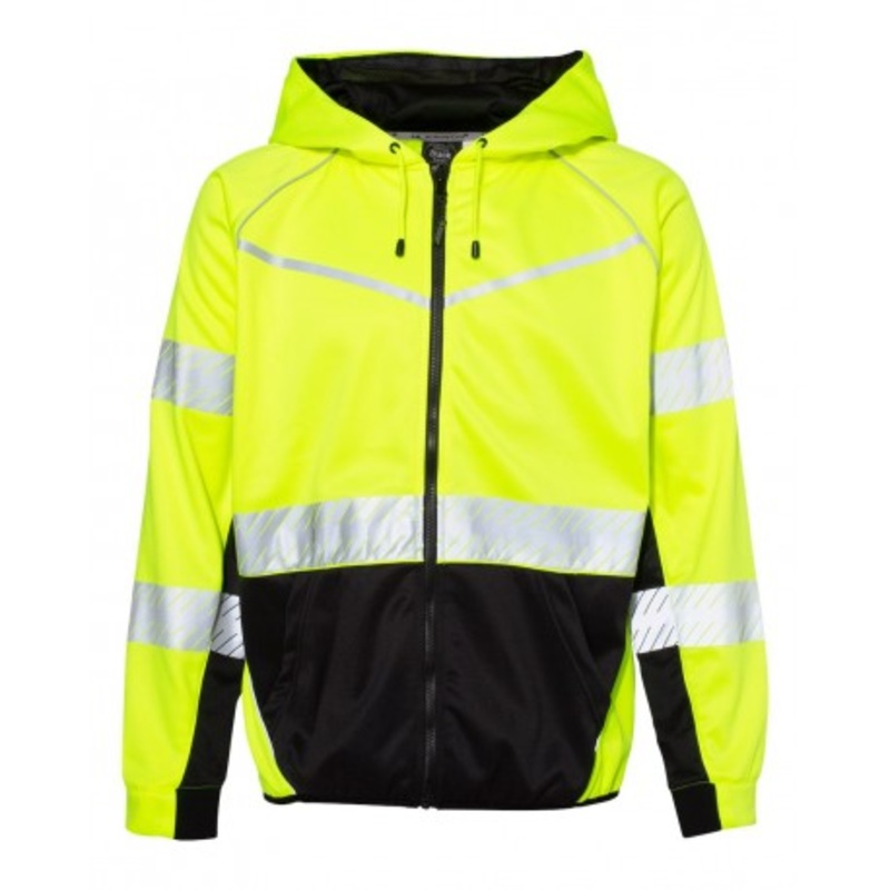 Kishigo JS150 Premium Black Series Full-Zip Hooded Sweatshirt | Kishigo JS150
