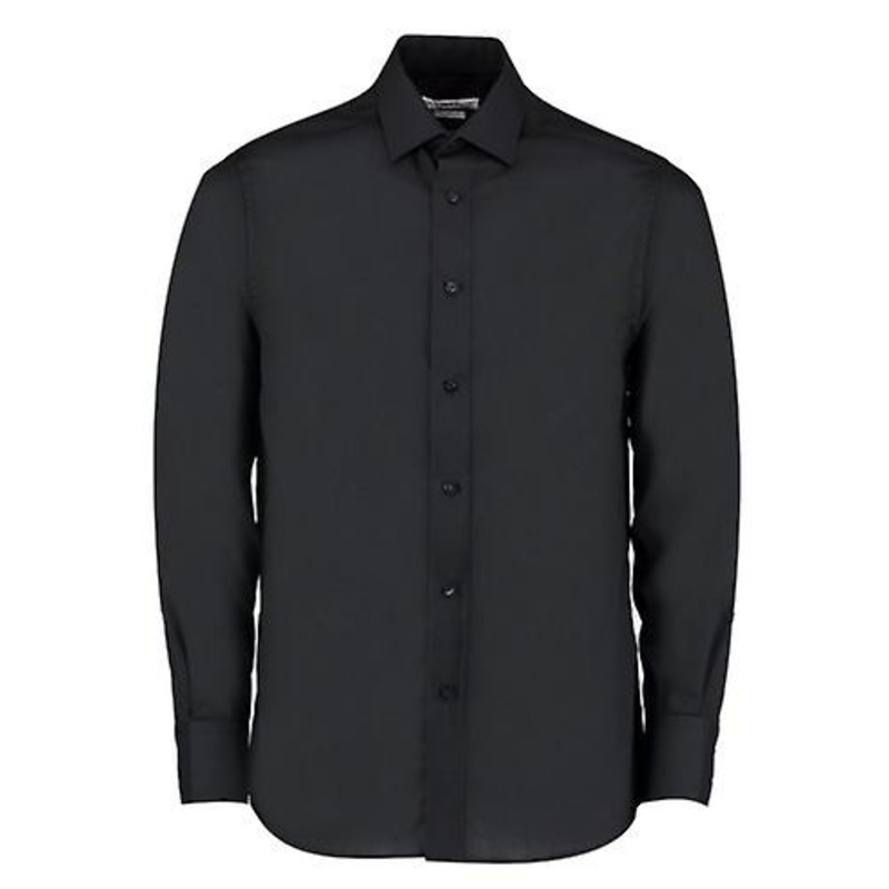 Kustom Kit Mens Business Tailored Long-Sleeved Shirt