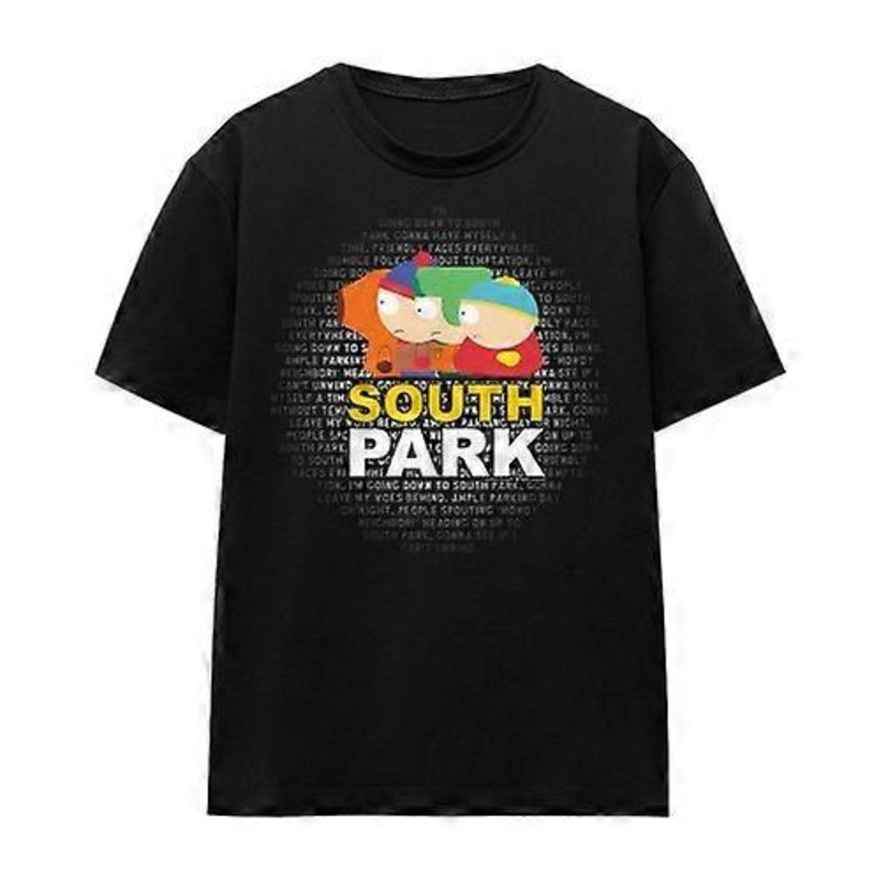 South Park Unisex Adult Lyrics T-Shirt