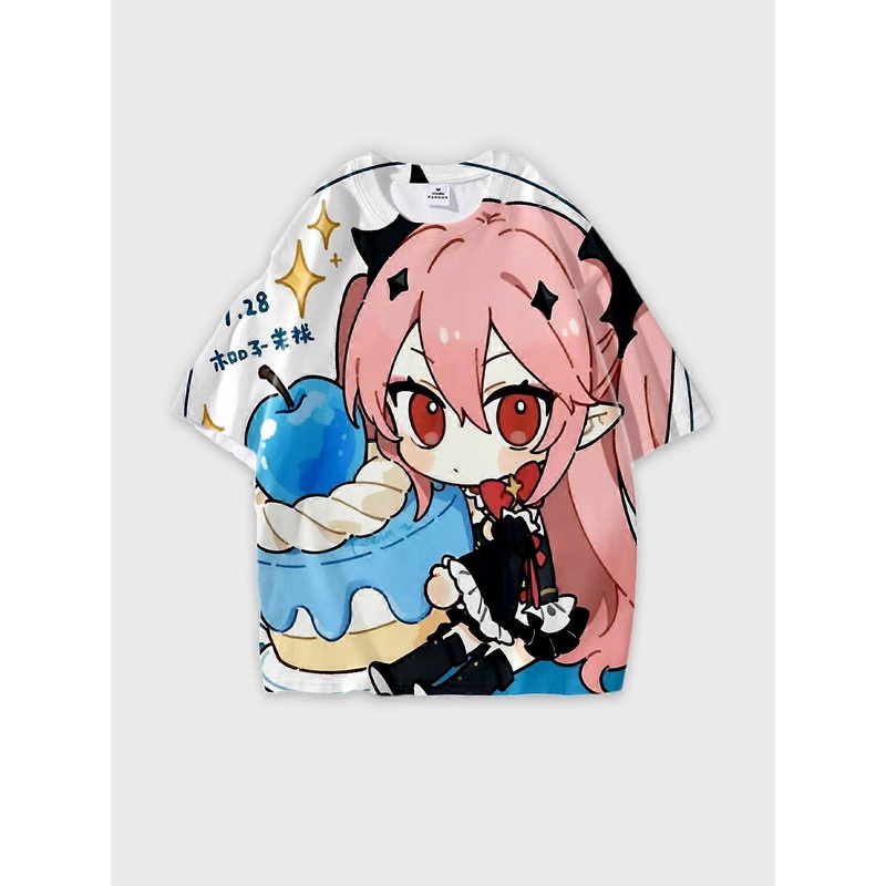 T-Shirt Short Sleeve Round Neck, Summer Casual Loose Graphic Tee, Unisex Seraph of the end Krul Tepes U924