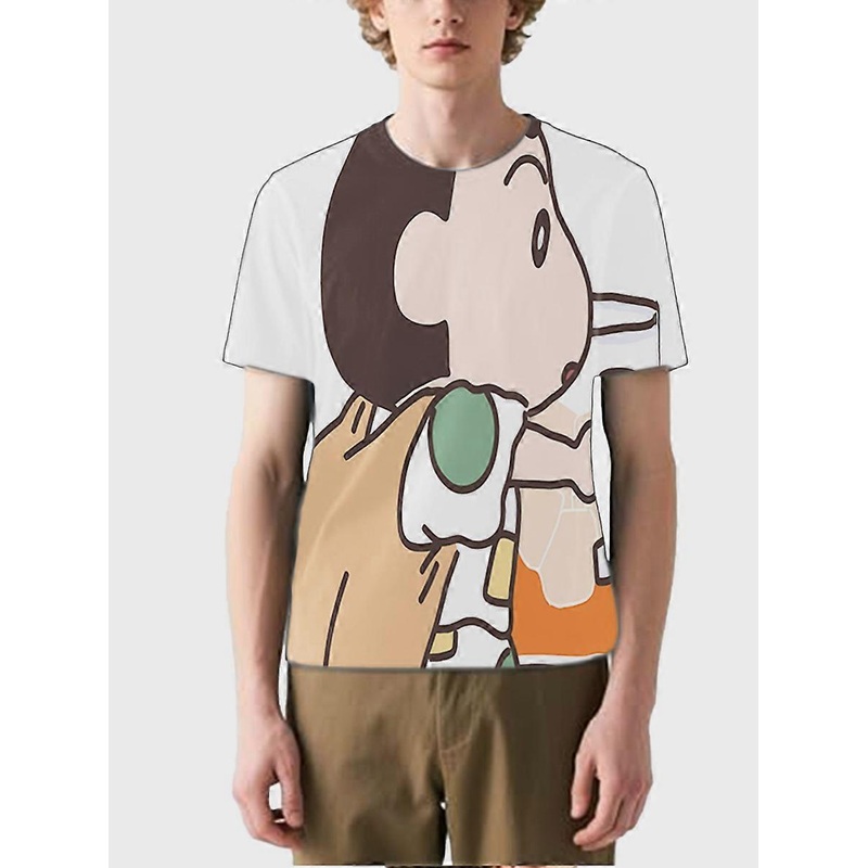 T-shirt short sleeve round neck summer casual loose JW49